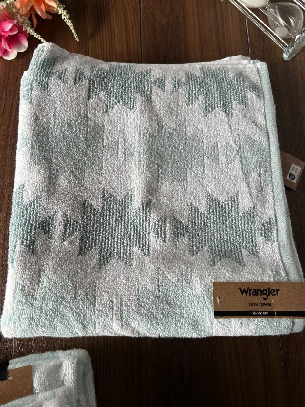 Wrangler - Bath Towel Set, Canyon Ikat Western Towel Set Including Bath & Hand
